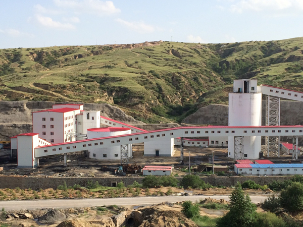 陕西神木县巨鼎煤矿洗煤厂全景